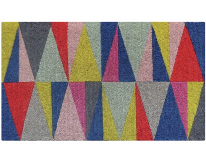 Harlequin Triangles Doormat