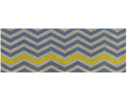 Yellow Chevron Doormat