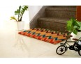 Multi-Coloured Chevron PVC Backed Doormat