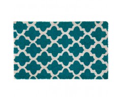 Blue  White Girih Tile Doormat