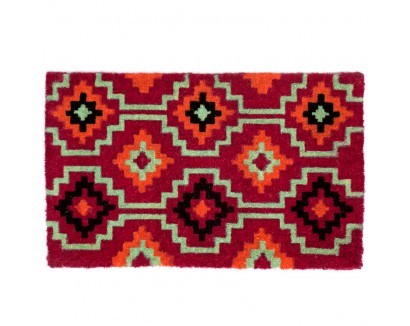 Orange Lhasa Coir Doormat