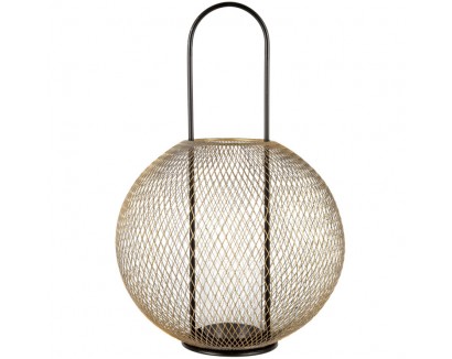 Luxe Orb Metal Lantern