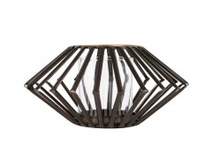 Angular Aura Metal Tealight Holder