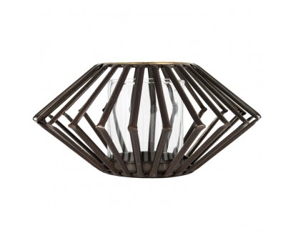 Angular Aura Metal Tealight Holder