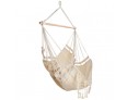 Creamy White Hanging Hammock Chair