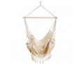 Creamy White Hanging Hammock Chair