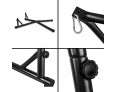 Black A-Frame Steel Outdoor Hammock Stand