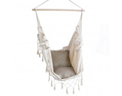 French Provincial Hanging Hammock Chair Cream