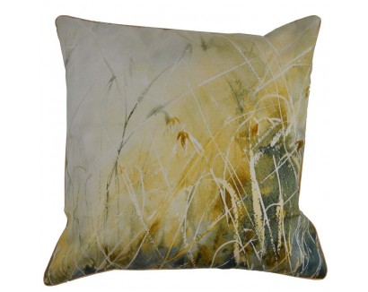 Brown Grass Cotton Cushion